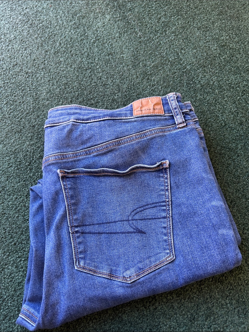 American Eagle Outfitters Women's Skinny Jeans - Medium Blue Wash